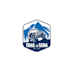 design road adventure road trip logo