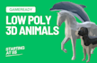 create low poly animals for you