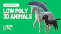 create low poly animals for you