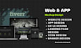 create website design, app and website mockup, UI UX design