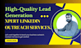 do b2b lead generation and build verified c level contact list with email