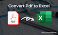convert pdf to excel