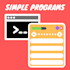 create a program to do simple tasks