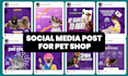 create canva instagram templates for pet shop