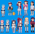 create a character in pixel art style