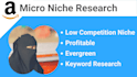 do amazon micro niche and keywords research