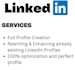 create and enhance your linkedin profile