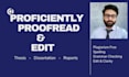 proofread and edit your thesis, dissertation, or academic paper