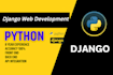 build a website and web application using python django