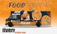 do food truck ,food cart, food van ,food trailer ,car , van ,box trailer wrap