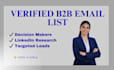 provide accurate b2b leads and web research fast