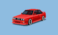 draw any car you want in pixel art
