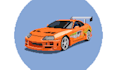 draw any car you want in pixel art