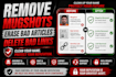 remove mugshots erase bad articles delete bad links on google