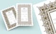 design your customize marriage certificate print ready file