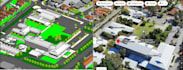 model 3d site by following google view or existing drawing