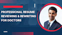 rewrite curriculum vitae and provide comments for doctors