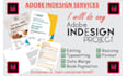 design nice ebook, magazine, cookbook pdf, brochure with adobe indesign