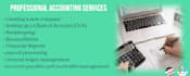 do accounting and bookkeeping services using accounting software