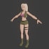 create a 3d character model for a game using blender