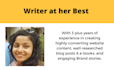 be your creative writer