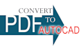 convert PDF into a scaled autocad drawing