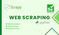 be scrapy selenium expert do web data scraping with python