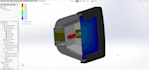 3d cad design with fea and cfd simulations