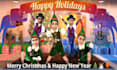 make funney elf christmas dance video with your face
