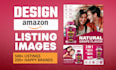 design amazon product listing images or a plus content