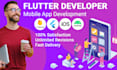 flutter mobile app developer, flutter developer, and flutter