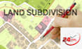 do land subdivision for given details