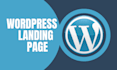create landing page design using wordpress, elementor pro
