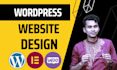design clean and modern website using elementor pro