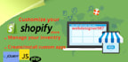 custom app, public app and theme customization for shopify