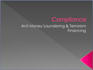 do compliance aml cft risk assessment, regulations drafting