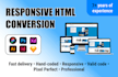 convert design to responsive html pixel perfect bootstrap