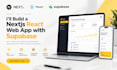 build a nextjs react web app with supabase