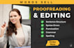 proofread your content and check your grammar, spelling, and composition