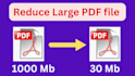 reduce and compress yor PDF file size