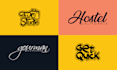 design unique hand lettering logo design