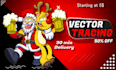 do vector tracing, redraw, and convert logo to vector services