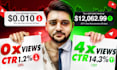 design amazing clickbait youtube thumbnail