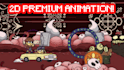 do the best retro, pixel art,  8 bit, video animations