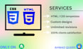 do html css web design