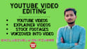 create an explainer video for youtube using stock footage