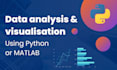 do data analysis and visualisation in python or matlab
