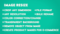 do perfectly resize image or crop bulk images one hour