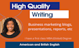 be your business or marketing article writer