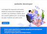 html CSS bootstrap responsive website